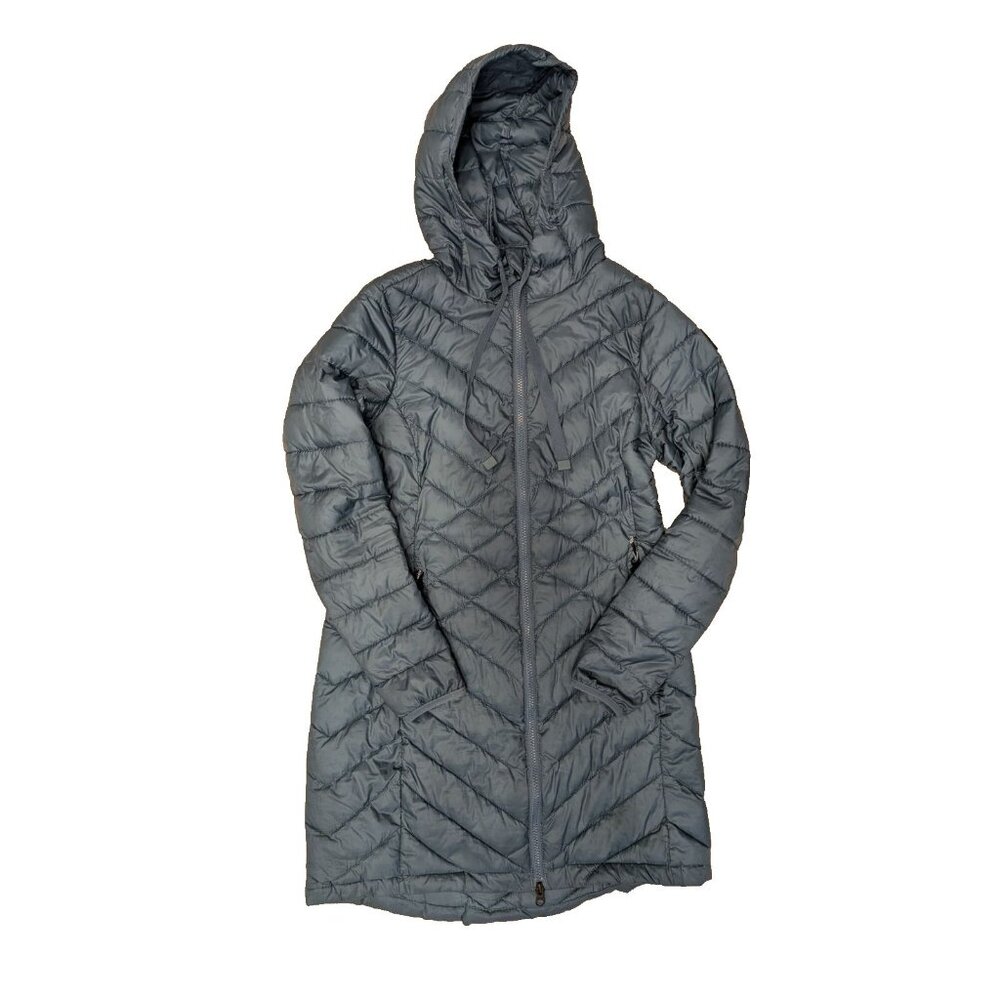 Lole thin Puffer Jacket womens size S Primaloft Slate Blue